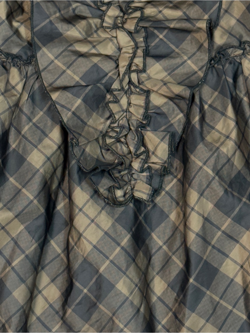 Y2K Ya Los Angeles Strapless Plaid Strapless Dress - Picture 3 of 7